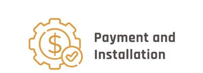 Home 5 payment and installation